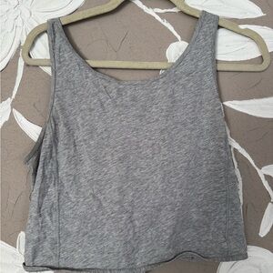lululemon athletica Gray wrap Tank Top
